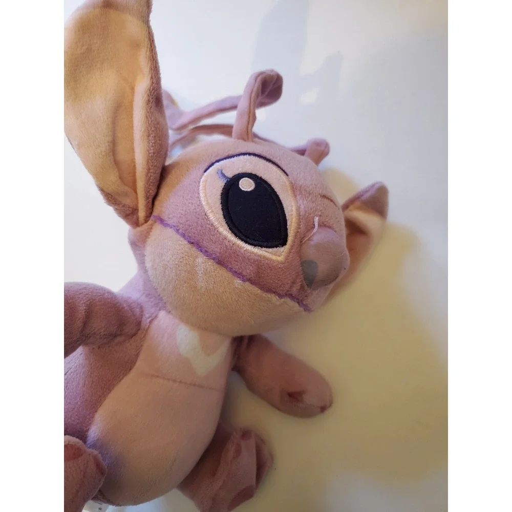 Disney Store ANGEL Plush Lilo‎ & Stitch Stuffed Animal Pink Girl Alien Soft